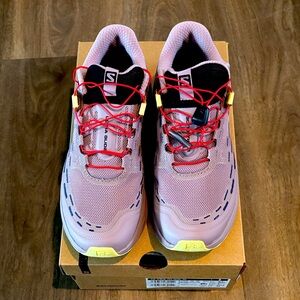 Salomon Women’s Ultraglide. 
Size 7, but fits like 7.5.
New in box, never worn.